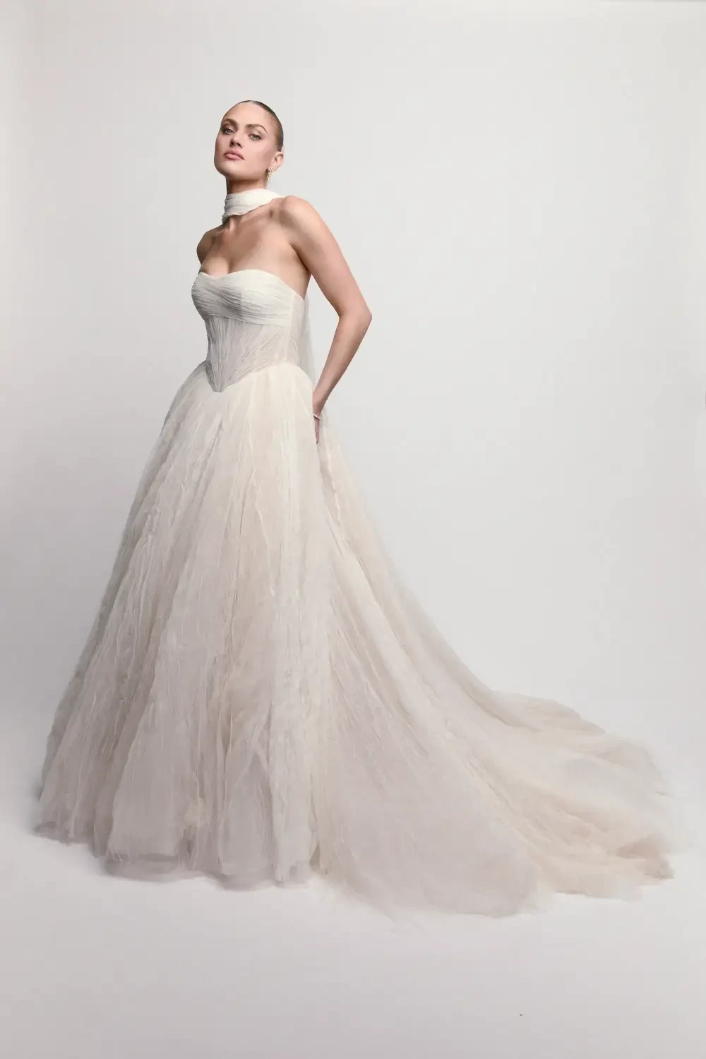 Photo of Model wearing a watters Collection Dress
