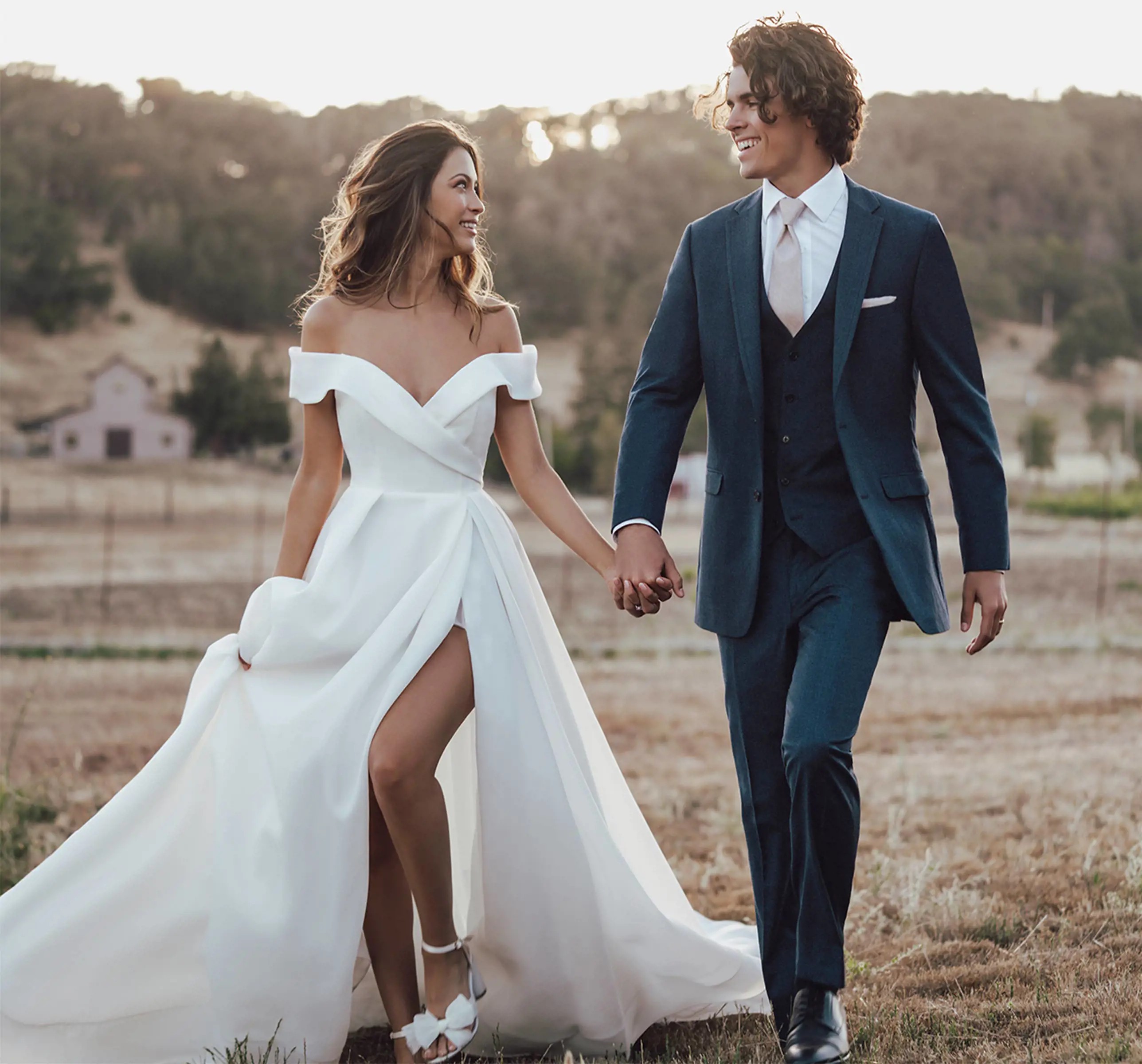 Photo of Model wearing a Allure Romance Collection Dress