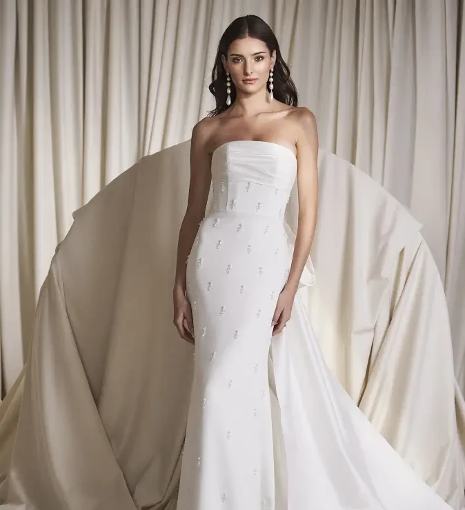 Photo of Model wearing a watters Collection Dress