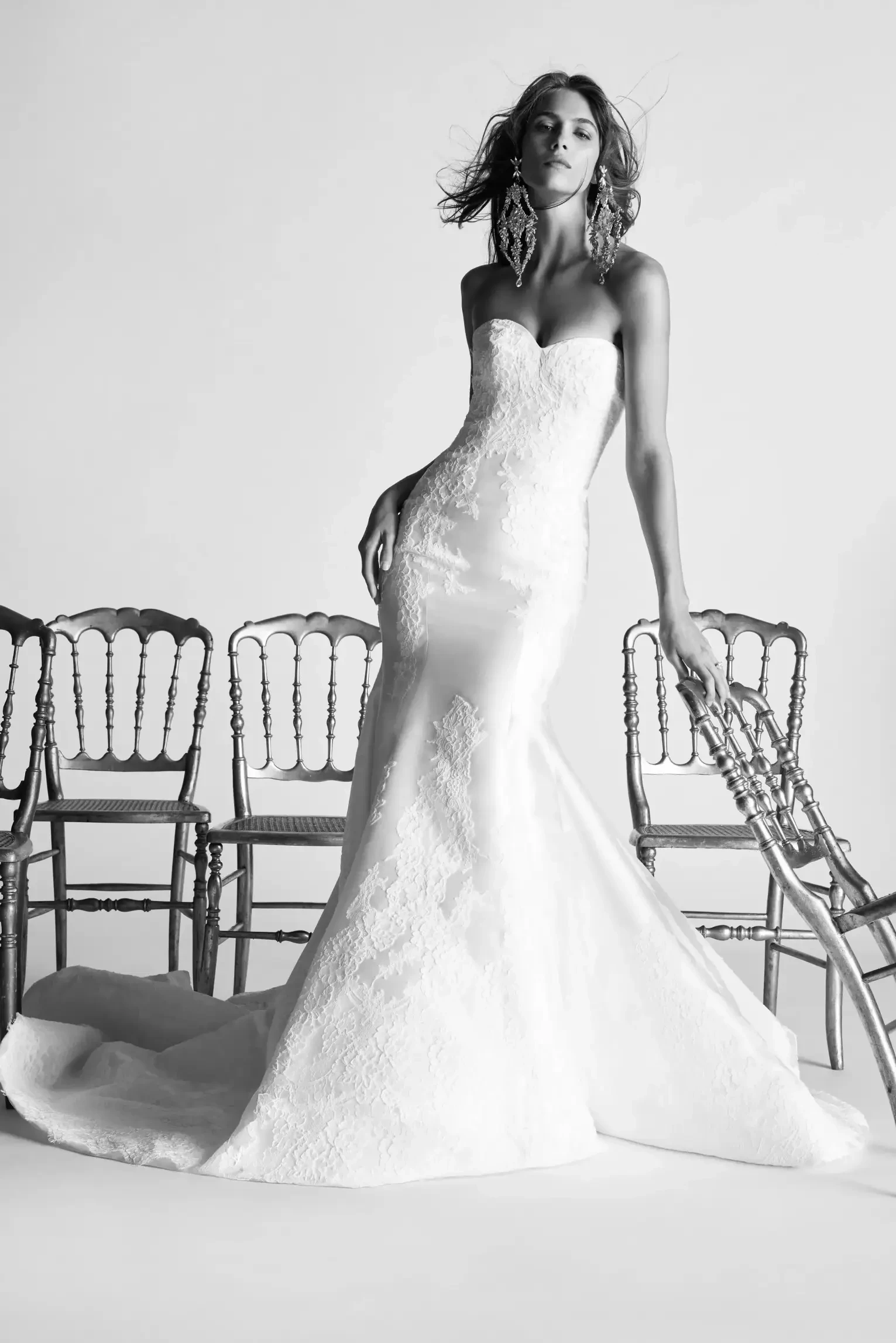 Photo of Model wearing a watters Collection Dress