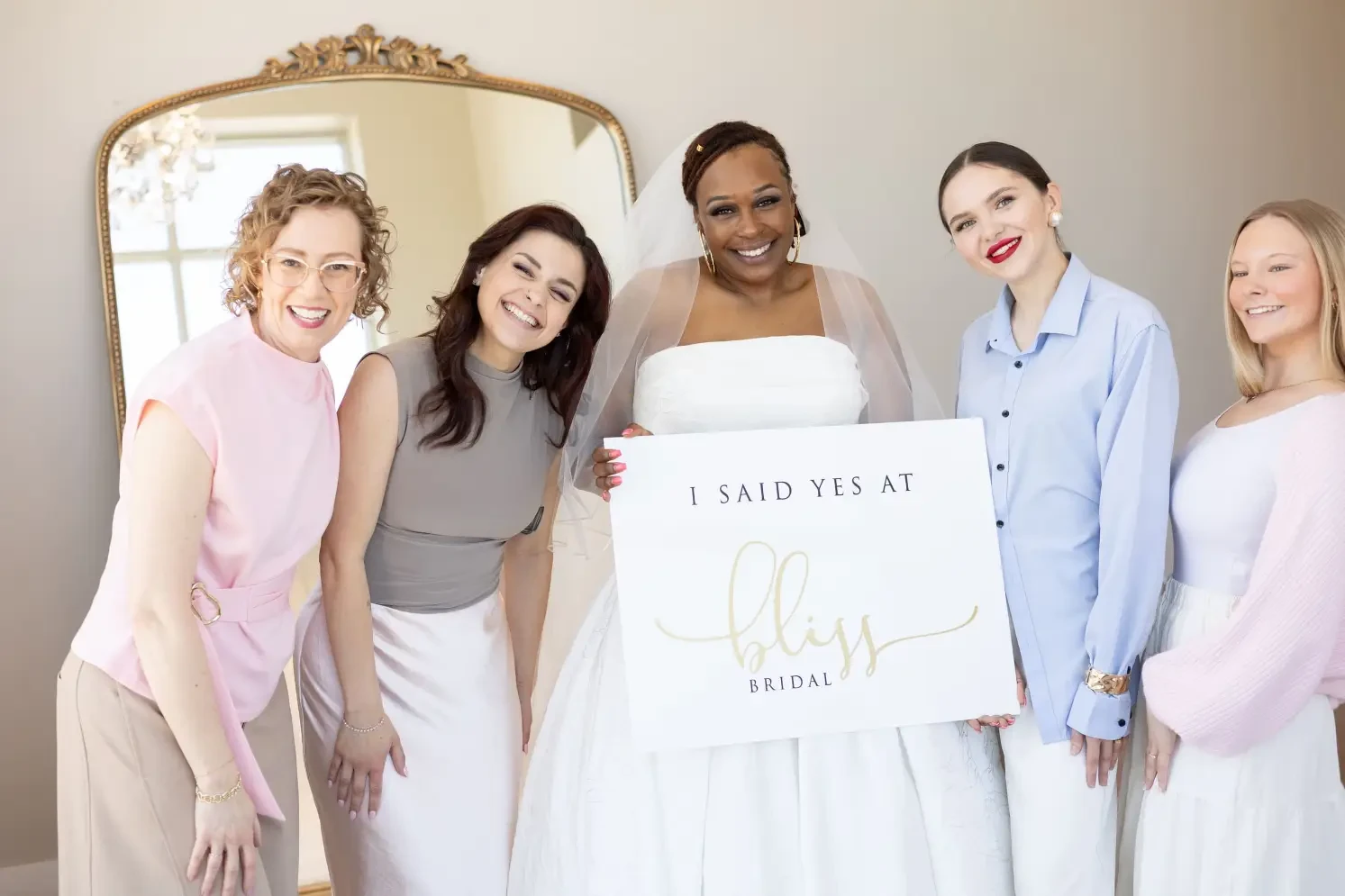 bliss bridal appointment celebration