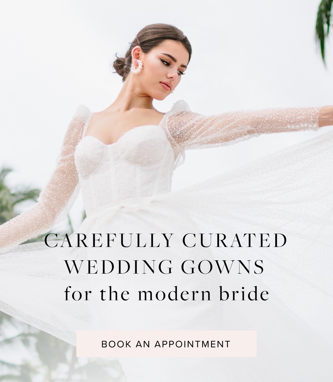 Find your dream wedding dress at Bliss Bridal. Mobile image.