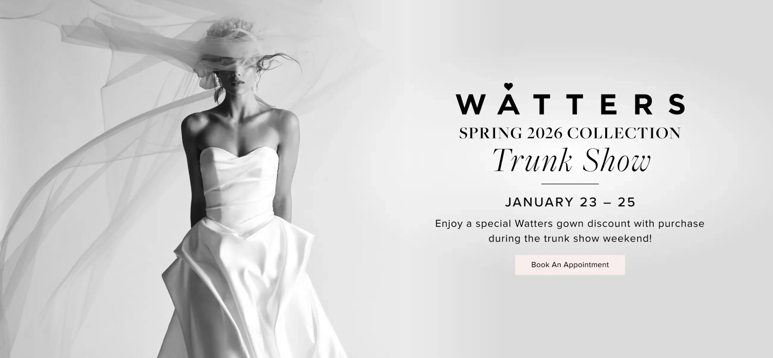 Watters Trunk Show Banner for Desktop