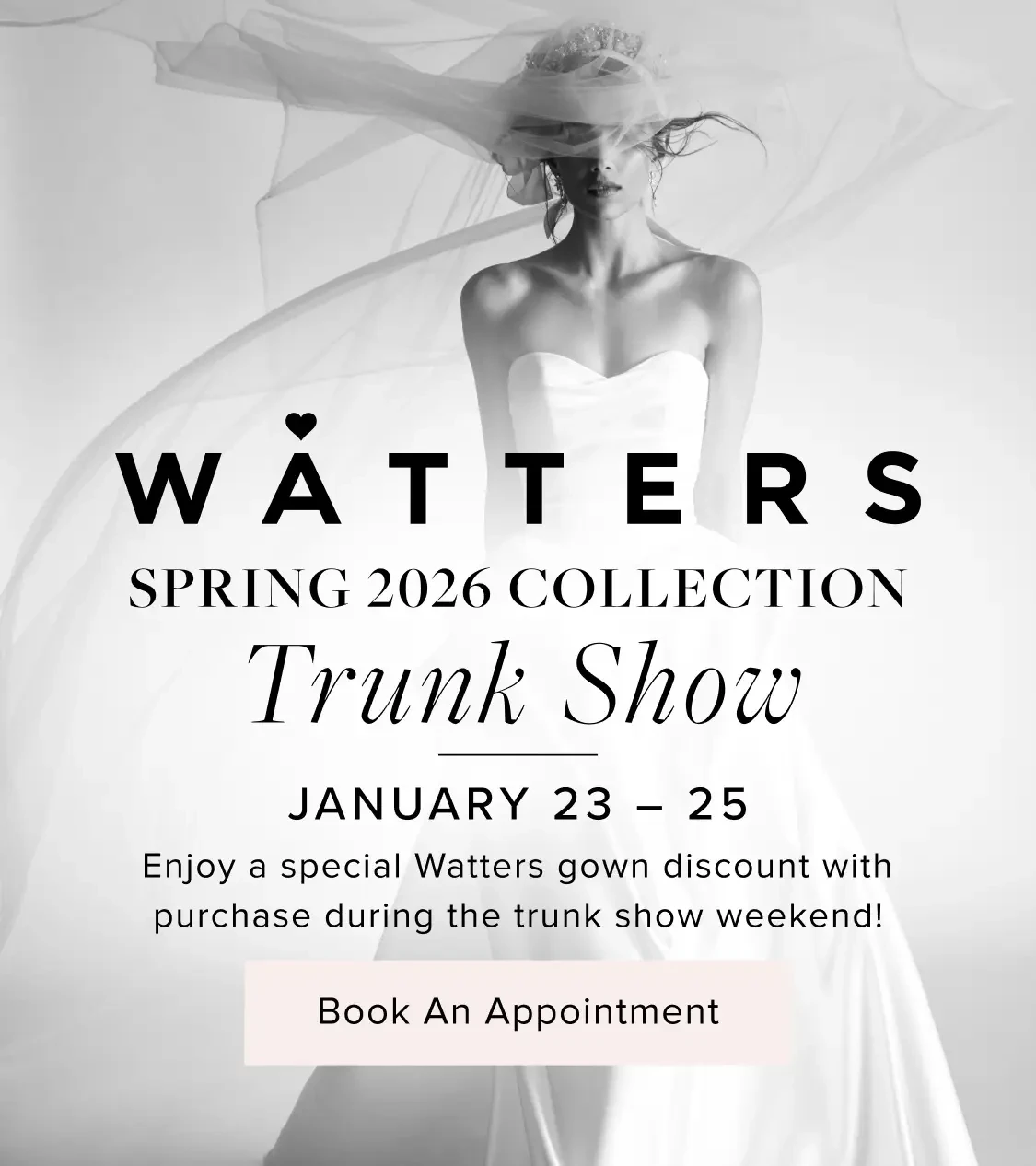 Watters Trunk Show Banner for Mobile