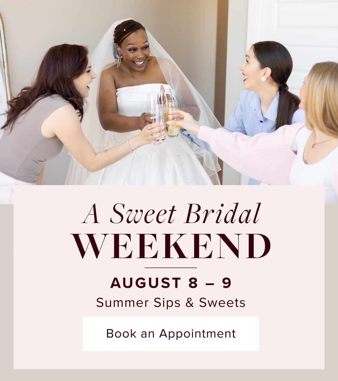a sweet bridal weekend event 2026