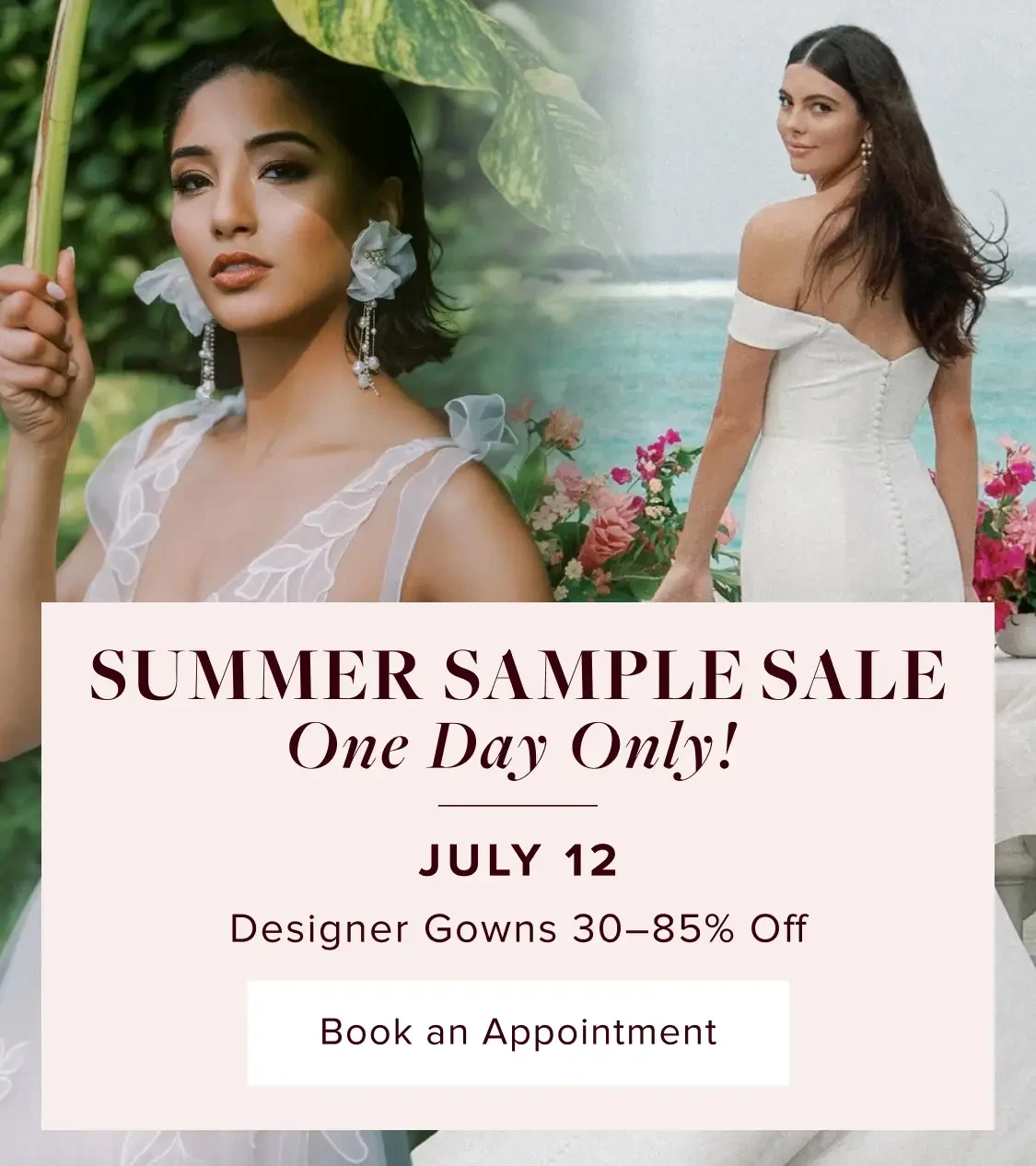 summer sample sale 2026
