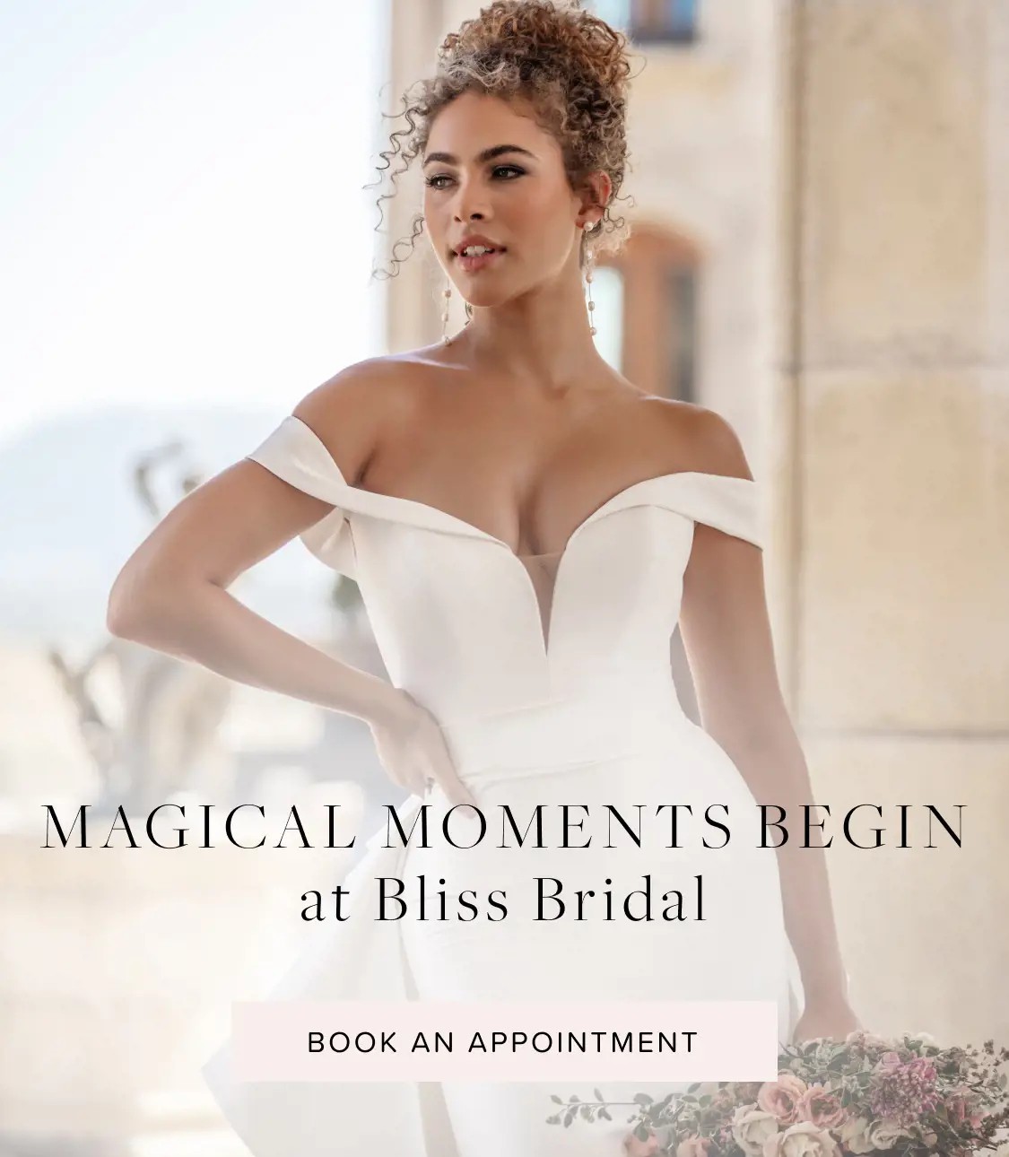 Stunning wedding gowns at Bliss Bridal